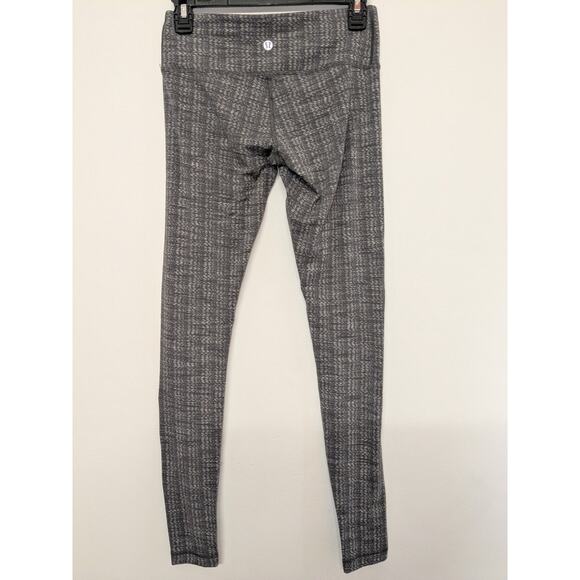 Lululemon Women's Wunder Under Legging Gray Ziggy Wee 2 Size Small 4 No Tag - Picture 4 of 8